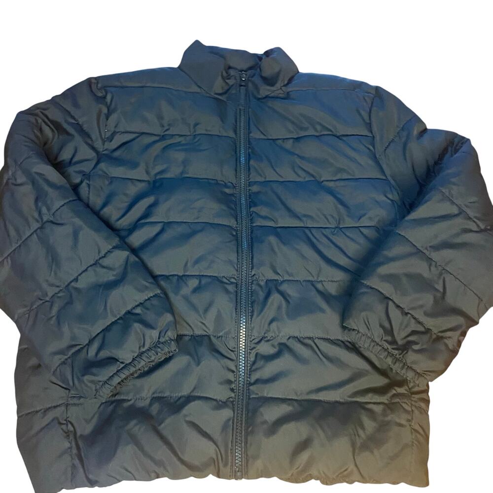 The Children's Place black puffer‎ full zip high neck youth coat SIZE L